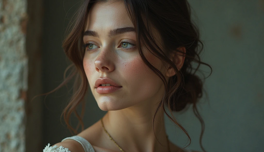 Woman looking at camera