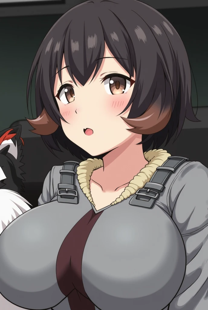 score_9, score_8_up, score_7_up, source_anime, 1girl, TachibanaKotoha, brown hair, medium hair, forehead, amber eyes, hair behind ear, earrings, mole under eye, lite smile, cat lingerie, cocksock, cat tail, cat ear, cat gloves, collar, bell, zettai ryouiki thighhighs, looking at viewer, (sagging huge_breast:1.2), erect nipples, dirty dark large areola, (skinny), milf, futa, flaccid foreskin dirty penis, natural armpit hair, Unshaven black Pubic Hair, pet play, nsfw, front view, paw pose, in the high school class room, hairy public hair, squatting, open legs, full body, beach, (wide shot:0.5), dirty cum