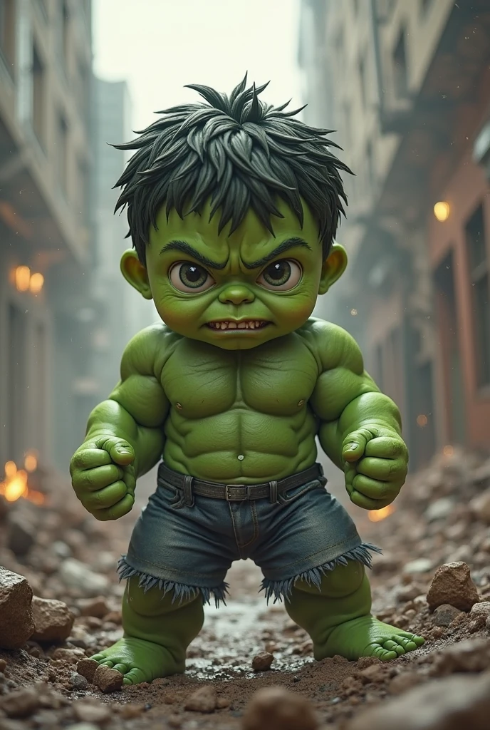 Create a baby hulk