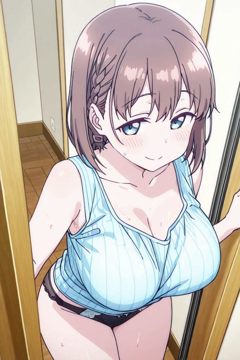 nsfw,cowboy shot,plump,{{{erect nipples}}},{{{thigh focus}}},short hair,forehead,{{yellow headband}},{{{erect nipples}}},nipples through,nipples visible through clothes,{{{{{sweaty skin}}}}},white long camisole,{{white panties}},{{{{fullback panties}}}},{{{Wet clothhes}}},bare tits,{{{{{city}}}}},{{{crowd}}},many mens,audience,multiple mens,{{{audience}}},{{{{{sweaty skin}}}}},{{{long camisole}}},shirt lift,{{{{{bare tits}}}}},{{{{{city}}}}},erect nipples,{{{show off breasts}}},{{{breasts out}}},{{{show off nipple}}},huge breasts,{{{{{tainaka ritsu}}}}},{{{{{in K-ON! style}}}}},exhibitionism,exhibitionism,public indecency,embarrassed,aroused,{{{masterpiece}}},{{{best quality}}},{{ultra-detailed}},{illustration},{{an extremely delicate and beautiful}}