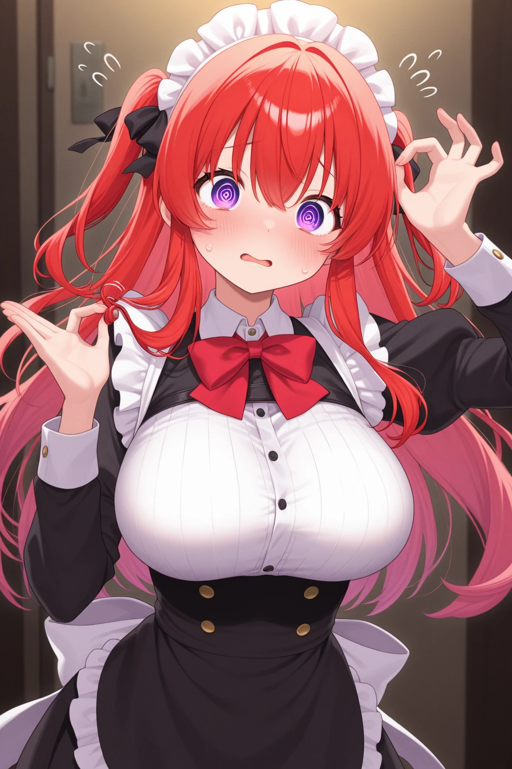 Hosho Marine、pet pose、black stockings、Transparent nipples、big breasts、tits、Creampie、I'm dripping semen、angry face、upward glance、Maid clothes、Bukkake、Facial、Erotic、glasses、dick、Crouching、Titty fuck、gloves、Thighhighs、Titty fuck、Watery eye