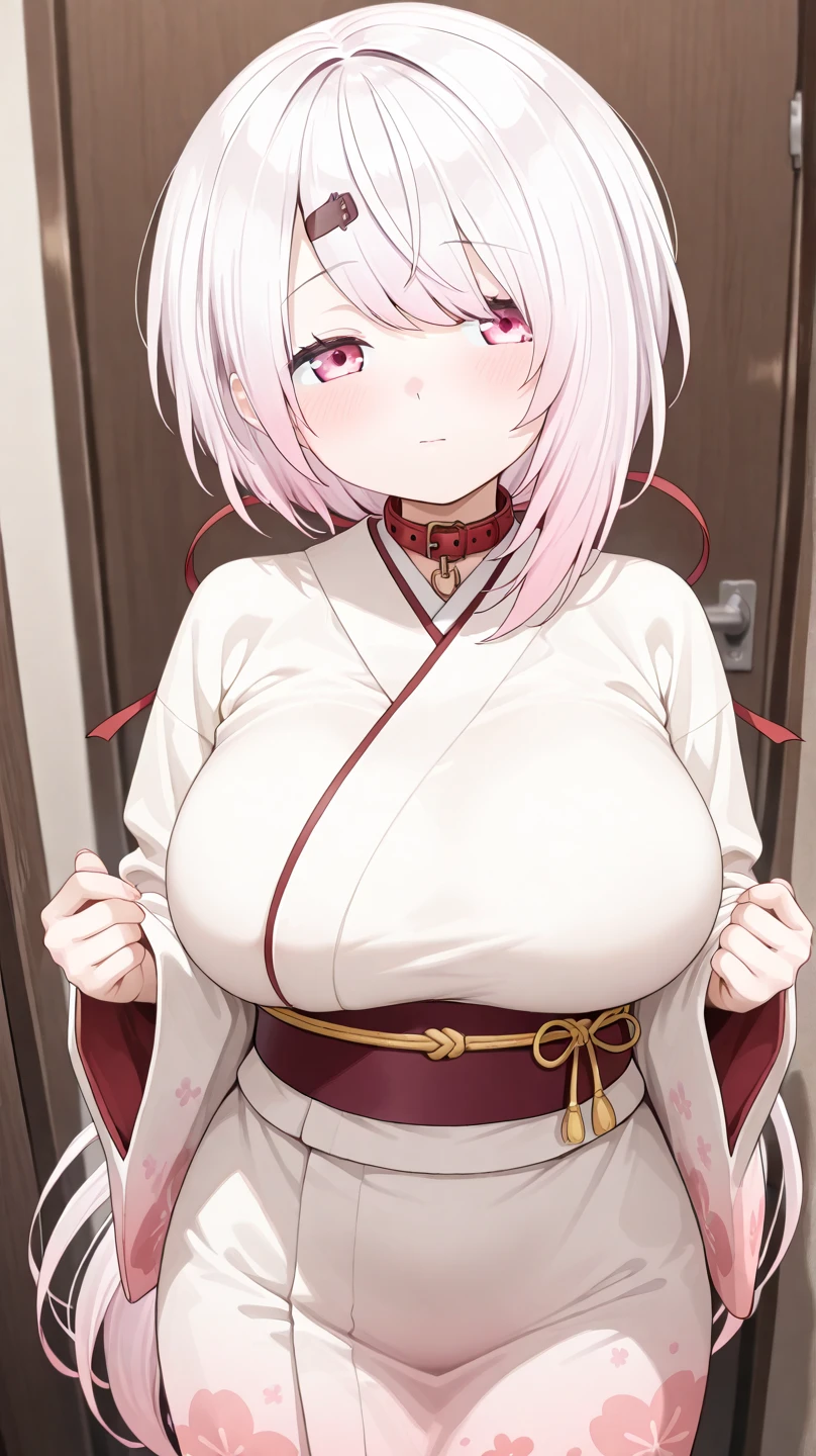 NSFW,((1man with 1woman,Having sex)), Riding on top of a naked man,faceless male on face,a bed,One girl,Kamimei,mesugaki,chinese clothes,Twin-tailed,Heterochromia,blushed face，Smile with open mouth,Top image quality,Best Quality
