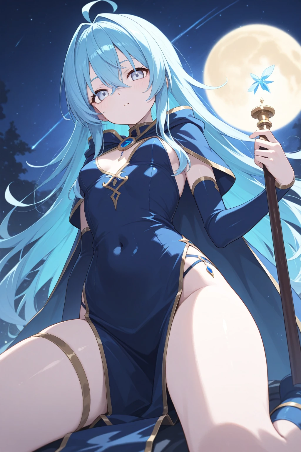 (masterpiece、Highest quality、Highest quality、Official Art、Beautiful and beautiful:1.2)、(One girl:1.3)Hatsune Miku、Twin tails,Beautiful breasts,Starry Sky、milky way、Tanabata、Orihime、Altair、Deneb、altair、Vega、Summer Great Triangle、Looking up at the night sky、grassland、shooting star、Bamboo leaf、Wish on a strip of paper、Night sky full of sky