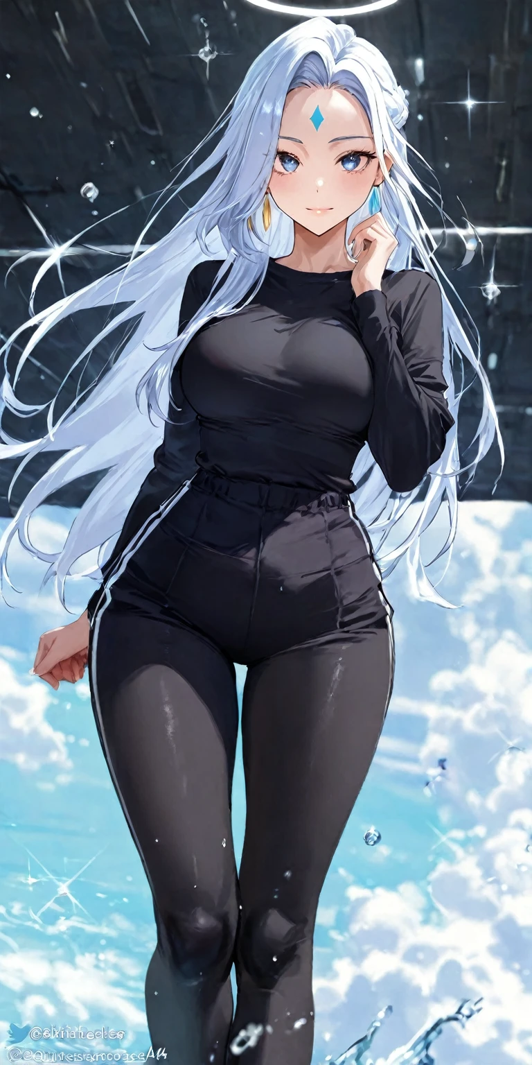girl in leggings