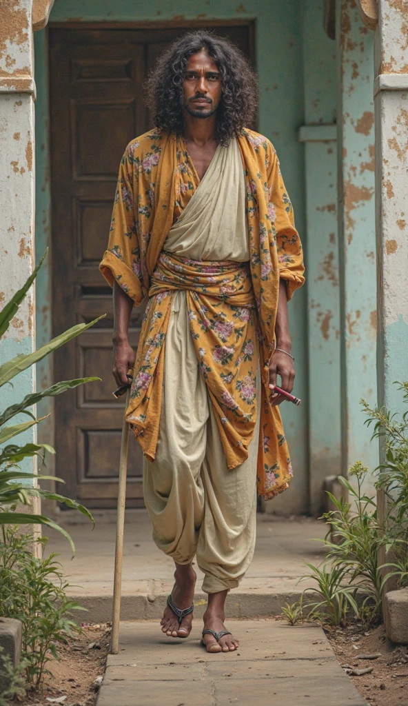 Kathiyavadi gujrati old mans with traditional dress