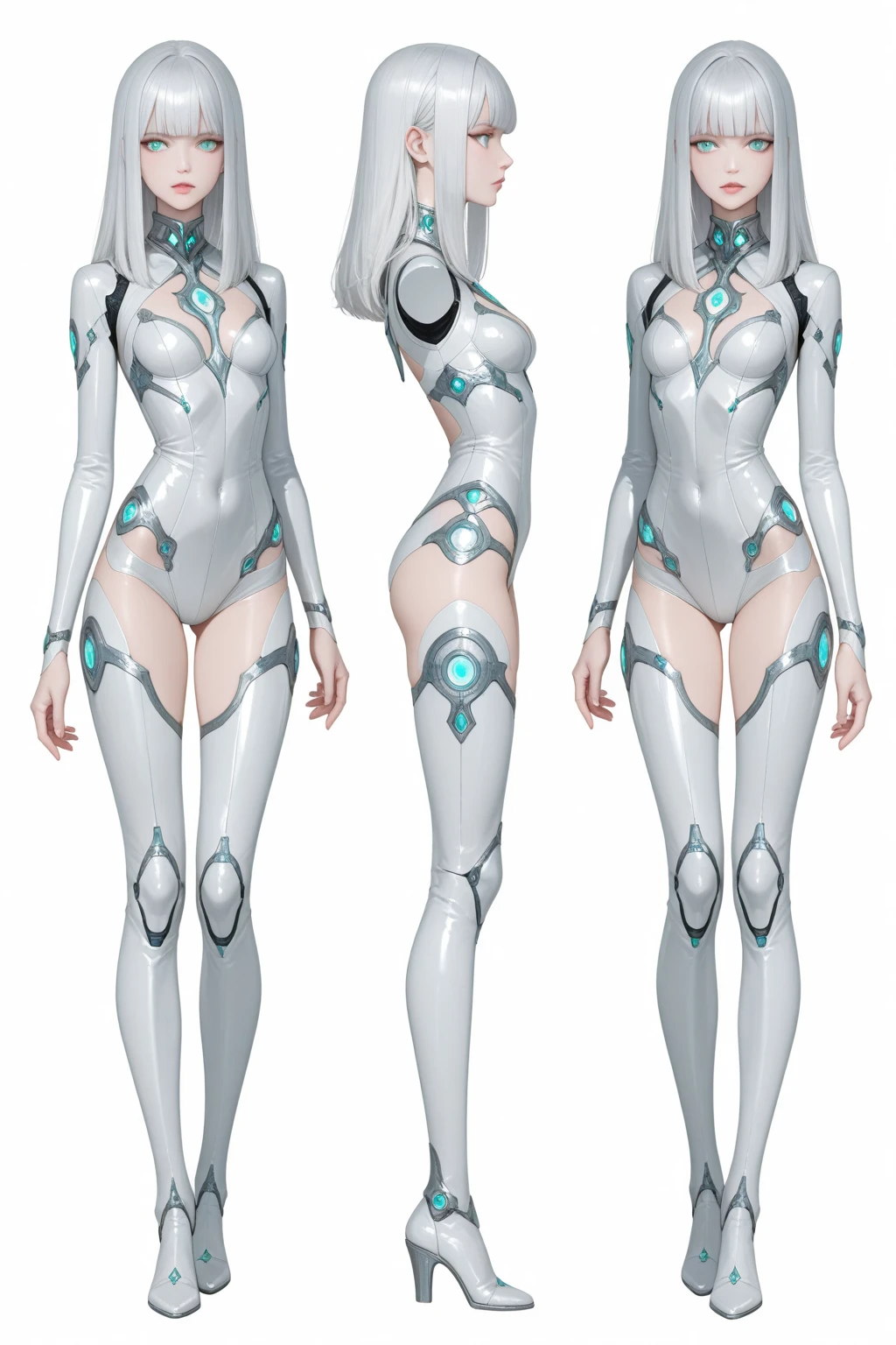 two women in white transparent lingersuits, concept art by Vincent Lefevre, tumblr, fantasy art, translucent body, smooth translucent white skin, translucent white skin, shiny white skin, white shiny skin, cinematic goddess body shot, photorealistic perfect body, beautiful sci - fi twins, full of glass. cgsociety, clear curvy details, 2b