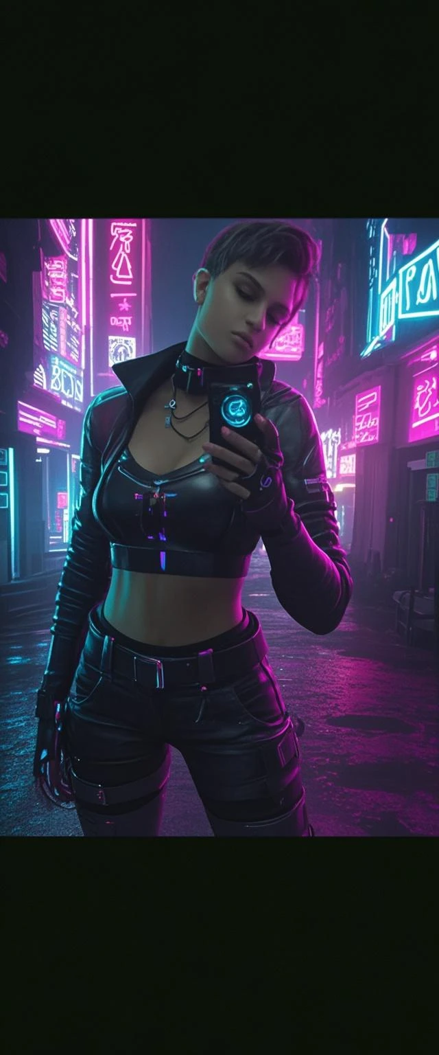 masterpiece, best quality, high resolution, 8k, (Portrait Photos:1.5), (R Original Photo), real picture, Digital Photography, (A fusion of cyberpunk and fantasy), 20 year old girl, solo, (((black sunglasses, headphone))), Feel free to hairstyle, Purple Eyes, By Bangs, (large breasts, cleavage, Accessories, Elegant and charming, Combination of cyberpunk and fantasy style clothing, Hollow carving design, Photo poses, Realistic style, (((((((pistol shooting pose))))))), oc render reflection texture, sentry, (((((Cyberpunk style future city, Moai shape buildings))))), night, Bustling streets, (((((half-body (thigh level) medium shot))))).