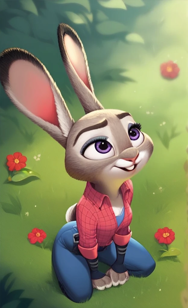 Anthro, nsfw ((overalls)), white fur, hi res, high resolution, (((judy hopps))), solo, female, cleavage, detailed face, sexy pose, e621, detailed hands, detailed eyes, farm background, smile, full body, whole body, ((full body portrait)), far away, (((full body concept))), huge breasts, raw photo, wallpaper, 4k, 8k, masterpiece, art, ((leaning on tree))
