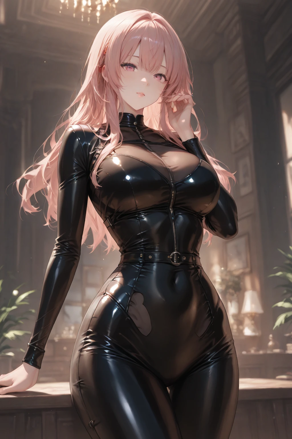 Shackles, BDSM, slave, rubber, pink corset, catsuit, collar, nsfw, ((highest quality, 8k, masterpiece: 1.3)), crisp focus: 1.2, 1girl, peaceful expression, fox ears, wet body: 1.5, highly detailed face and skin texture, detailed eyes, double eyelids, long hair, ridiculously large breasts, bedroom1girl,solo,(bright red lips,blush:0.9),(huge breasts,(sagging breasts)),happy,smile,looking at viewer,long black hair,sitting,
ruanyi0070,see-through,covering,tight dress,lace,black thighhighs,long sleeves,black dress,(spread legs,bottomless,pussy,nsfw),arms behind back,
(dslr),(in dark,dark theme,night:1.2),masterpiece,official art,best quality,ray tracing,volumetric light,realistic,photorealistic,ultra highres,vivid,