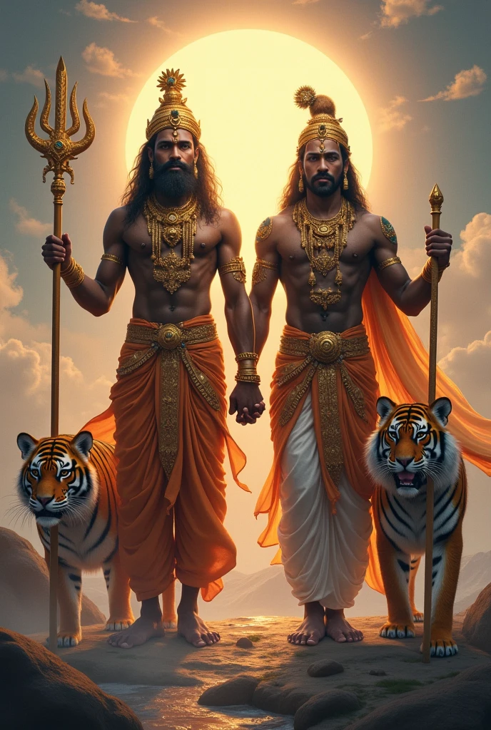 Lord ram and muscular Hanuman beautiful image 


