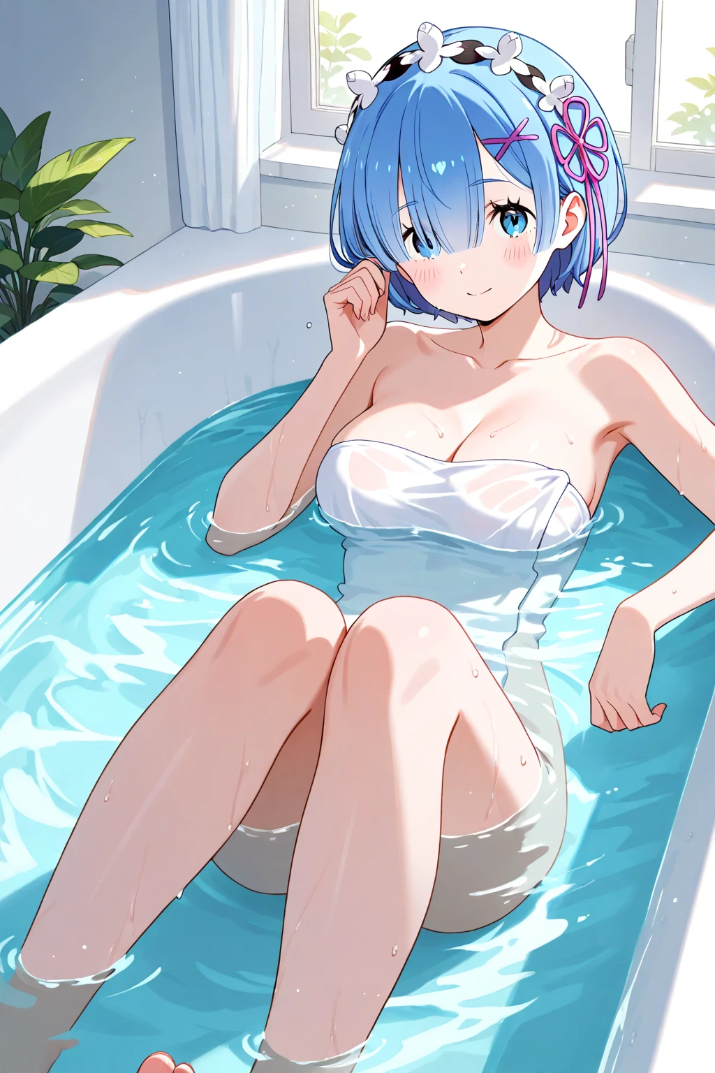 Absurd, Super detailedな,(In 8K:1.3),Masseter muscle area,(masterpiece:1.2)、(Highest quality)、4K、Super detailed、(Movement Structure:1.4)、(Shining Lights、Atmosphere lighting), High resolution, Best Quality、(One girl:1.4),Super detailedな,Bright colors、Treebreak Production Art、(Warm color light source:1.2),High-level image quality、Fine image quality、Intricate details,Volumetric Lighting,Realism BREAK、Profile、 Idol face、15 years old、Very beautiful face and eyes, Beautiful images、 natural make up、big eyes、 taking a bath (Baby Face:1.4)、(Big Tits:1.4)、(Breast bag:1.2), (glossy skin :1.5)、(Sweat:1.5), nsfw,(taking a bath:1.5), (bathroom:1.2) 、 (light blue hair,short hair、blunt bangs、wet hair:1.4)、 (Beautiful nipples)、(Delicate and detailed、naked)、 (orgasm face)、(White skin:1.4)