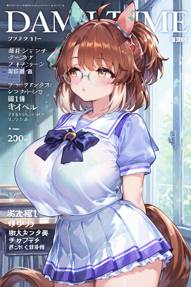 ASATOKASUGA, BROWN HAIR, HAIR BETWEEN EYES, SIDELOCKS, BRAID, SHORT HAIR, BLUE EYES,, nsfw, nude, naked, 1girl, large breasts, nipple. empty eyes, crying 、whole body, amusement park、, Standing pee