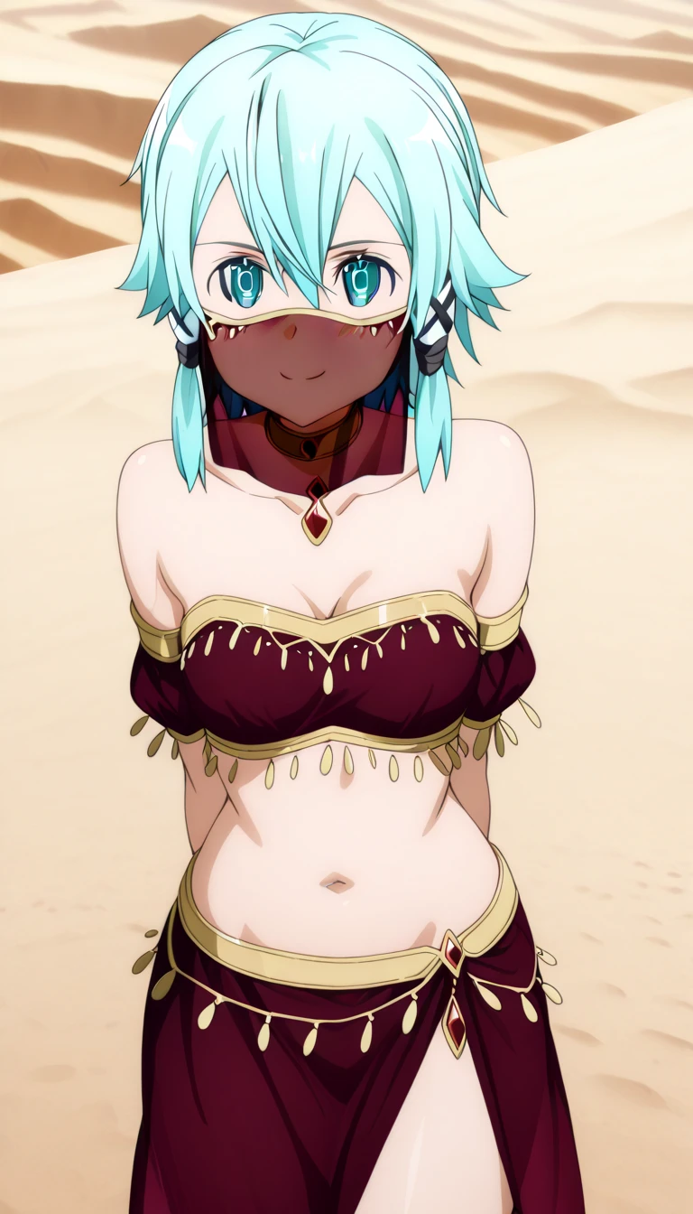 emeraldsustrai, emerald sustrai, short hair, (red eyes:1.5), green hair, dark skin, dark-skinned female,
BREAK navel, cleavage, midriff, CONCEPT_princess_leia_gold_bikini_ownwaifu,www.ownwaifu.com, pelvic curtain, long hair, loincloth, armlet, bikini armor, collar, bracelet, bikini, gold chain, cosplay, alternate costume,
BREAK indoors, ((dungeon)), Jabba's palace,
BREAK looking at viewer,
BREAK