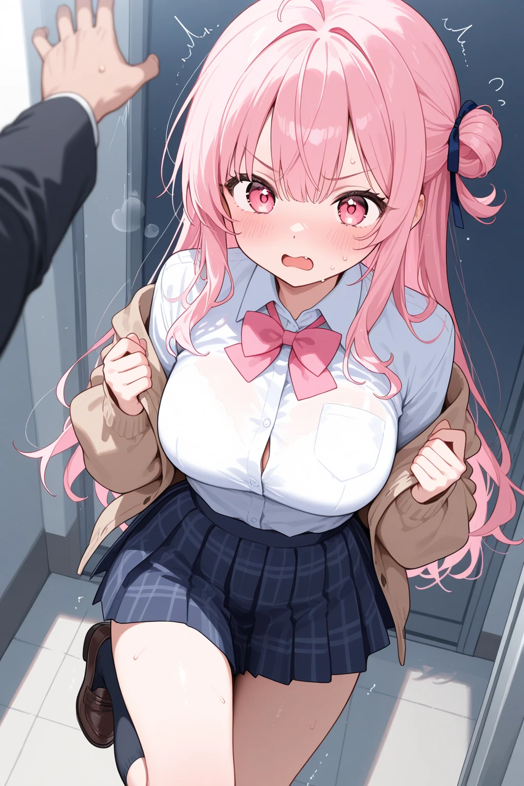 (((Tears of despair:1.9))),(((tall:1.9))), (((Highest quality, Highest Resolution, masterpiece))), (((NSFW:1.3))), (((1 High school girl:1.6 Sweat:1.6 Tears:1.6 naked:1.3. Big breasts:1.3. Back Sex:1.9 Open your mouth wide and climax:1.6 Tears:1.6. Blushing:1.6 Semen Bukkake:1.3. Feels good and climaxes:1.3 Ahegao:1.3. Intense Sex:1.6. The penis is inserted into the vagina:1.6 Gang rape of a 1.6. Climax:1.6 Troubled Face:1.3. Colorful Hair:1.3. Unique Hair:1.3. Doggystyle:1.3 naked:1.3 Sweatだく:1.3 orgasm:1.6. Blowjob:1.6. The Perfect Body:1.9, uniform:1.3 crowded train:1.6 Semen Creampie:1.6 Pussy:1.3. Blushing:1.6. Cute:1.3. High School Uniforms:1.6)))