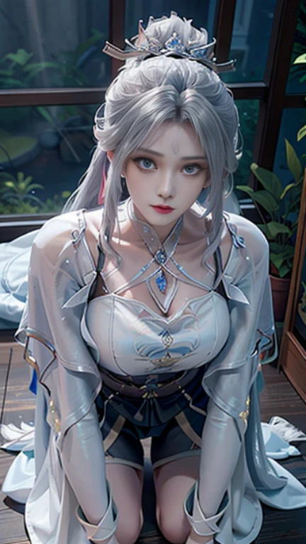 realistic, 1gril, per HD, 12k, wearing Allstars shoes, slim body, rather big body, six pack body, big round breasts, no clothes, beautiful breasts, looking at the camera, sitting on the sofa, long black hair, facial details, detailed person, body details, clothing details, hair details, body details, body details, breast details, vagina details, clothes, eye details, sweat details, water details, pose (knees bent and legs wide apart) whole body