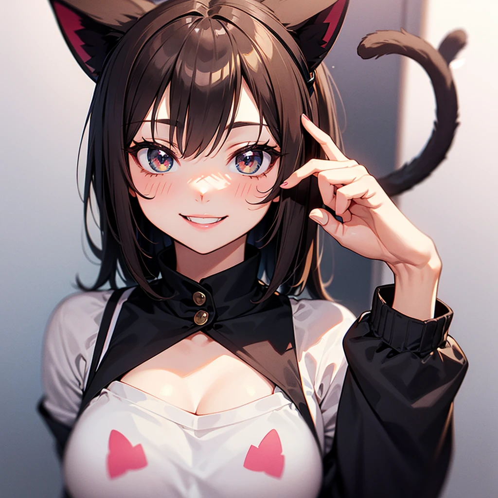 The face remains the same、Remove cat ears、Repair clothes