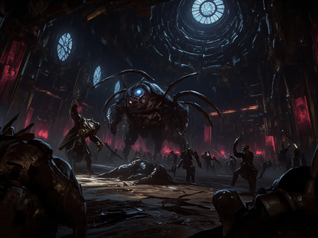 anime style, a world devastated by a zombie apocalypse. Cities in ruins, 8k , deserted roads, and nature reclaiming its space. Decayed zombies roam endlessly, while small groups of survivors fight for scarce resources, using makeshift shelters and barricades to protect themselves. The atmosphere is dense and silent, interrupted only by the groans of the undead and sounds of destruction. 4k