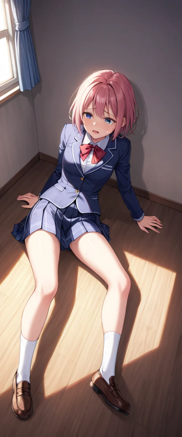 from front,focus on panties,fine underwear,black panty,medium breast
,BREAK,
maki nishikino, short hair, (purple eyes:1.1), red hair,
,BREAK,
skirt, bow, , socks, plaid, kneehighs, plaid skirt, sweater vest, summer uniform, otonokizaka school_uniform,
,BREAK,
disdaining ,disgusted face, disgusted face,displeasure,grimance,anguish,furrowed brow,furious,,{{{disgusting:1.5}}},{{{clenched teeth:1.1}}}, look down at viewer, {{{shaded face}}}, masterpiece,absurderes, beautiful detailed face
,BREAK,
,Squat,looking down at viewer,Squatting,
((masutepiece,hight resolution)), masutepiece, Best Quality, , absurderes, Perfect Skin, Detailed skin texture, ultra-detailliert, 8K, Intricate details, beautifull detailed face,hight resolution, 1girl ,from front.
indoors,locker room