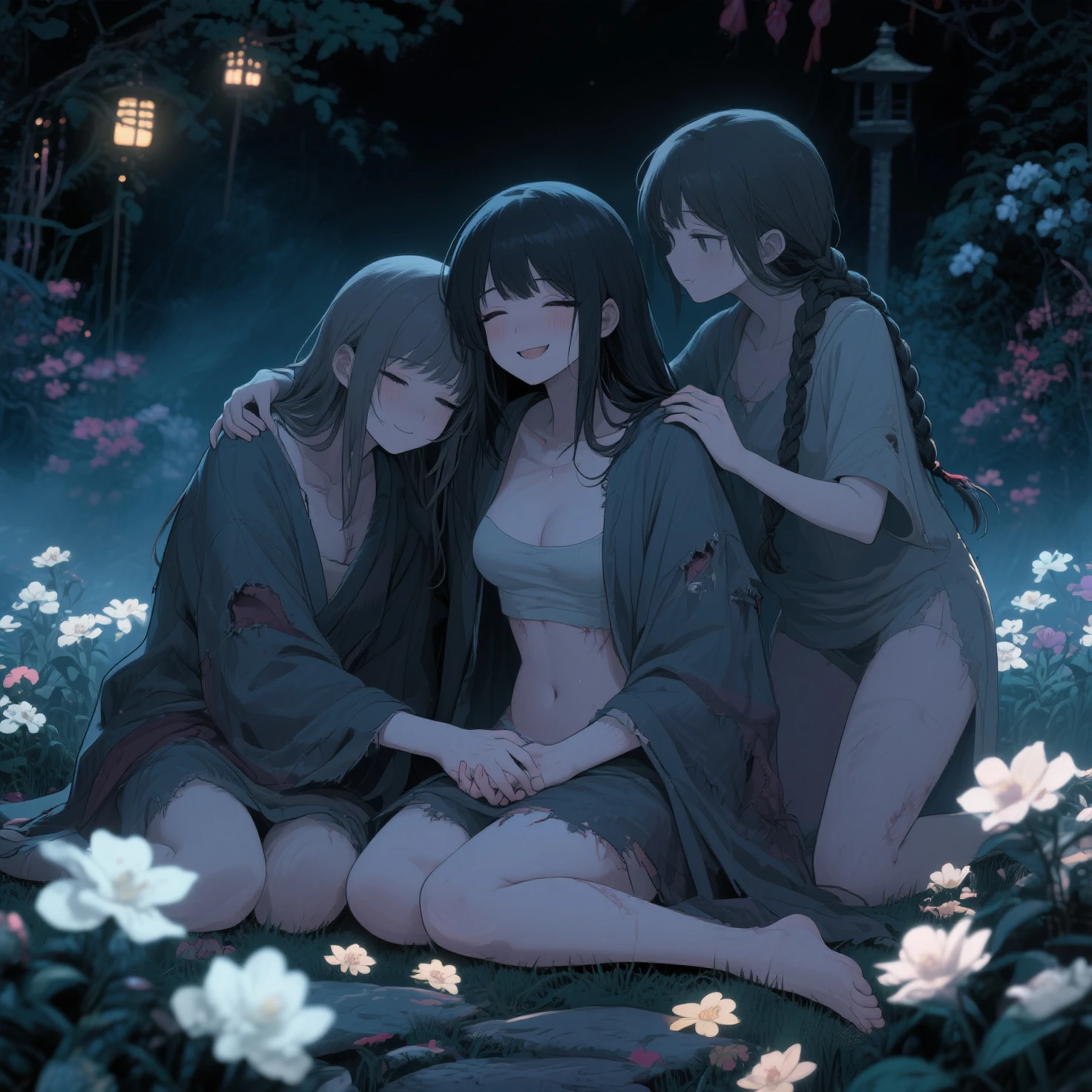 shoot from below、Black、Dynamic Angle、In the jungle、Girl、Girl、Short、Younger、Lower school girls、Innocence、Pure、Pussy、Indian、Both eyes open、National costume、Ethnic Makeup、black-brown skin、flat chest、Nipples、forehead、Looking down with pitiful eyes