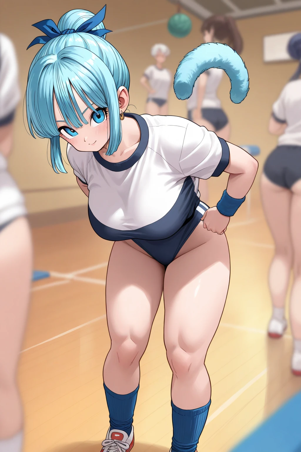A thick lady at gym
Now make her do squats
Now make her indian
Make her tits and ass grow x10000000000
Make her anime version