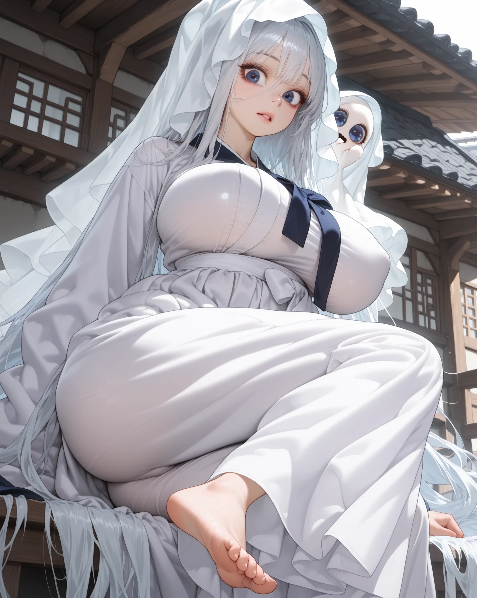 (best quality,4k,8k,highres,masterpiece:1.2),ultra-detailed,realistic,beautiful detailed eyes,beautiful detailed lips,pink hair,detailed legs,extremely detailed eyes and face,long eyelashes,,long satin gown,romantic atmosphere,dreamy setting,golden sunset,and groom in love,,veil gracefully flowing in the wind,vivid colors,soft and warm lighting,photorealistic,portrait, (gagged:1.4),lying on the ground