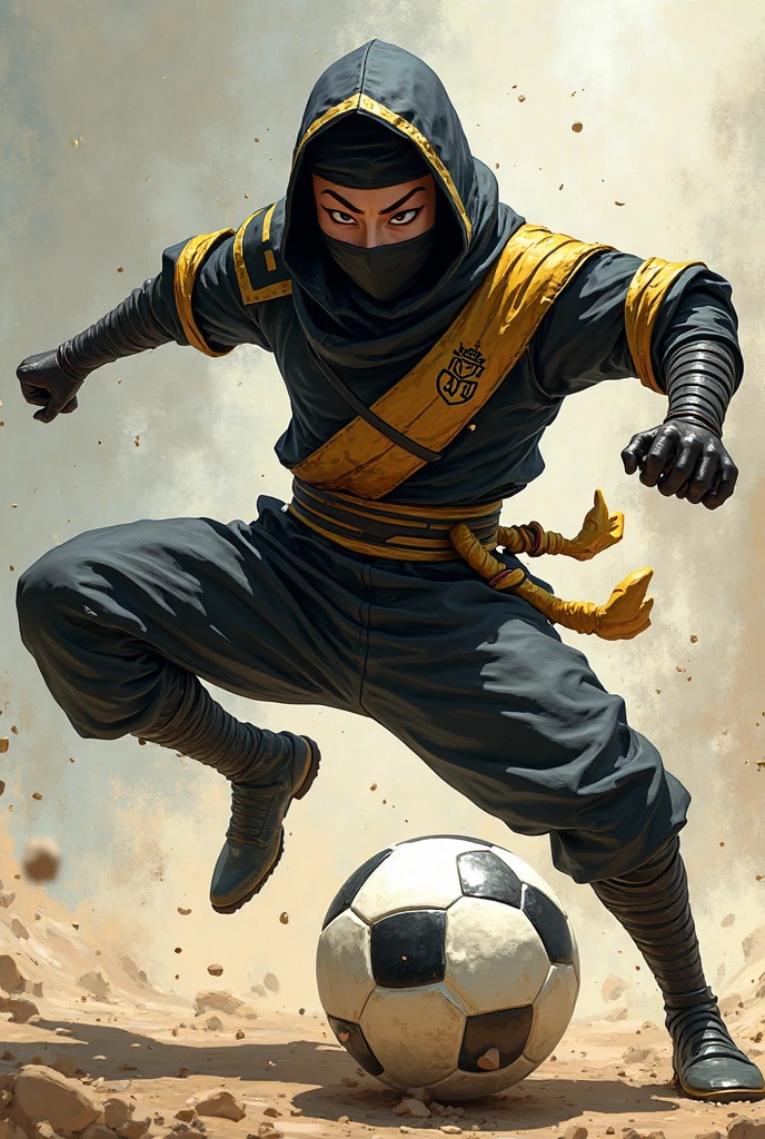Crie o homem aranha jogando bola com ronaldinho gaucho
