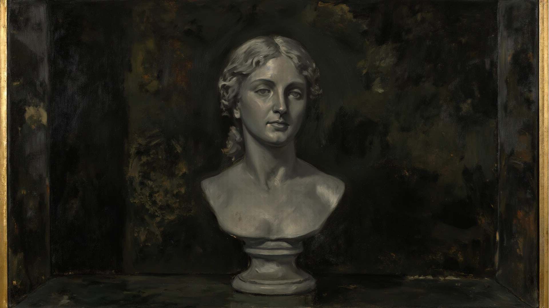 <lora:NataliaDormerDogu2:1> as  marble bust <lora:MarbleBust:0.9>, statue
