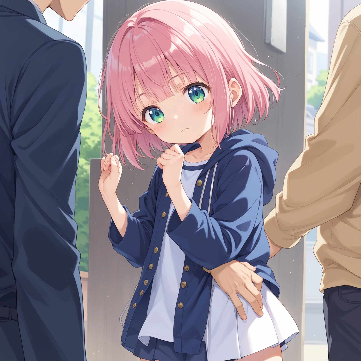 (4K),(high quality),(Cute Boys:1.7),Are standing,Small breasts,(Masturbation:1.5),Women,Face is a girl,Showing off your penis,Erect penis,Completely naked (お姉さんとWomenした男の子:1.6)