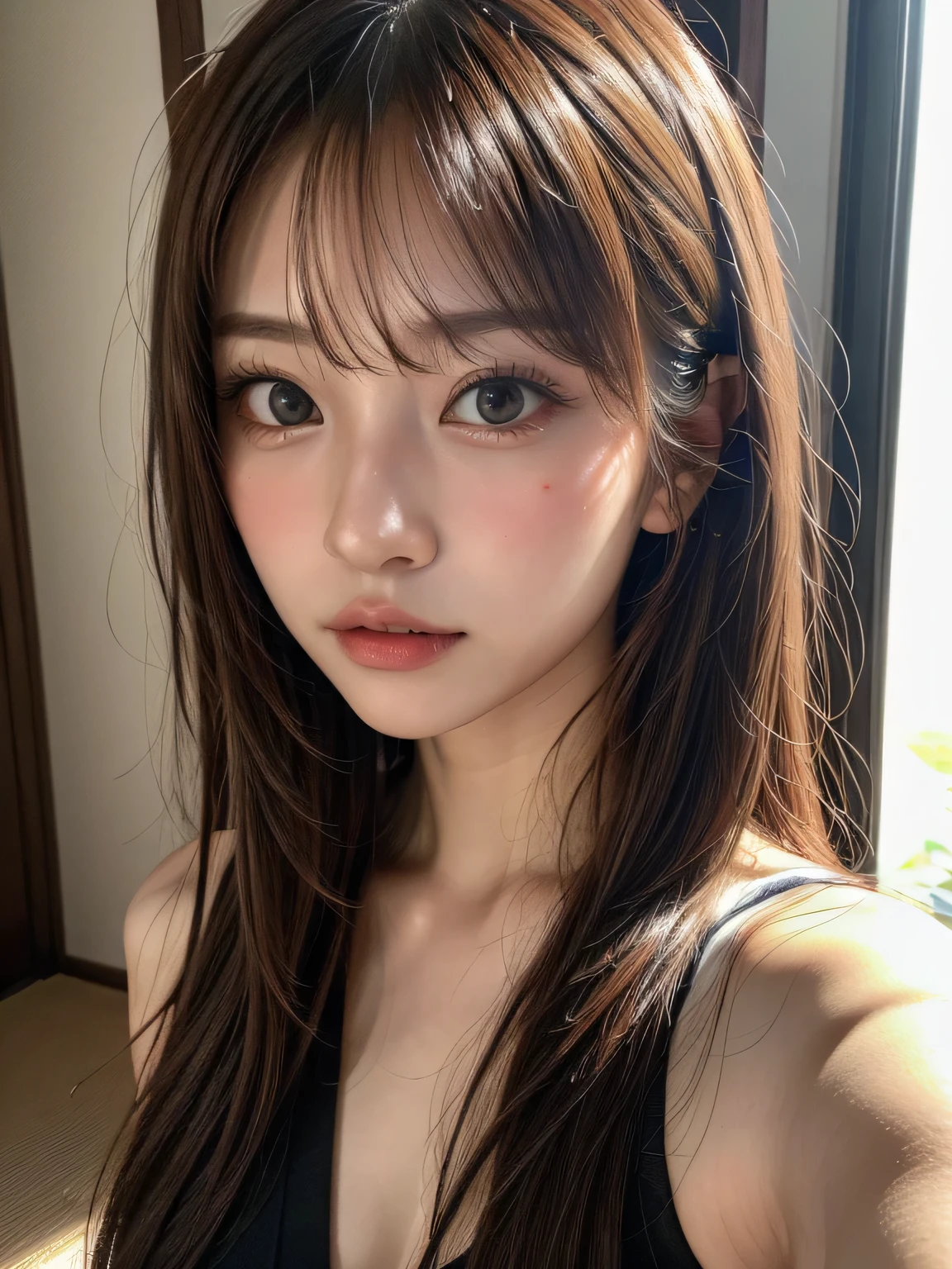 beautiful girl with curly red hair. a lot of details, hyper-detailed, stylized, 16k 