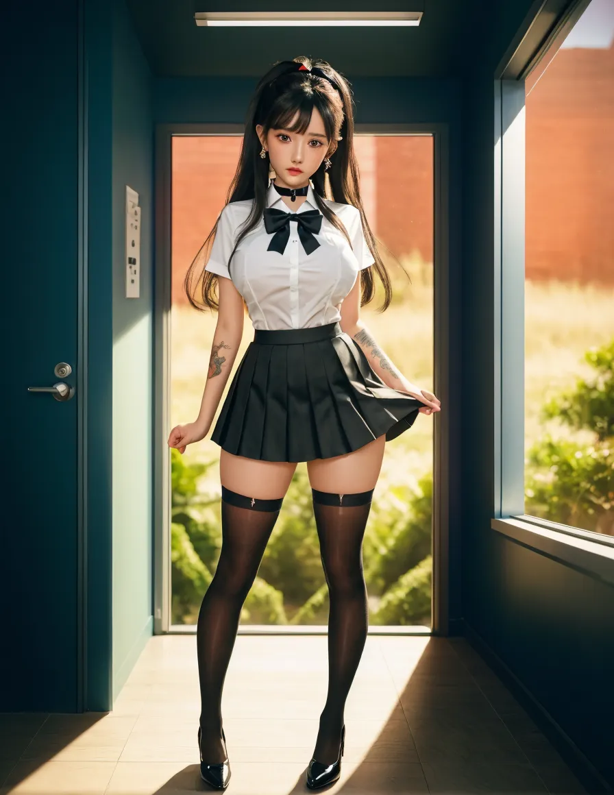 best quality, nsfw, (24-year-old neat female:1.2), (no bangs on forehead), (terribly blushed cheeks, very pained expression:1.2), (tearful eyes), (looking down not at the camera:1.3), (continuous and natural facial contour:1.2), (continuous and natural hair texture:1.2), (light make-up, beautiful and natural face painted carefully:1.2),