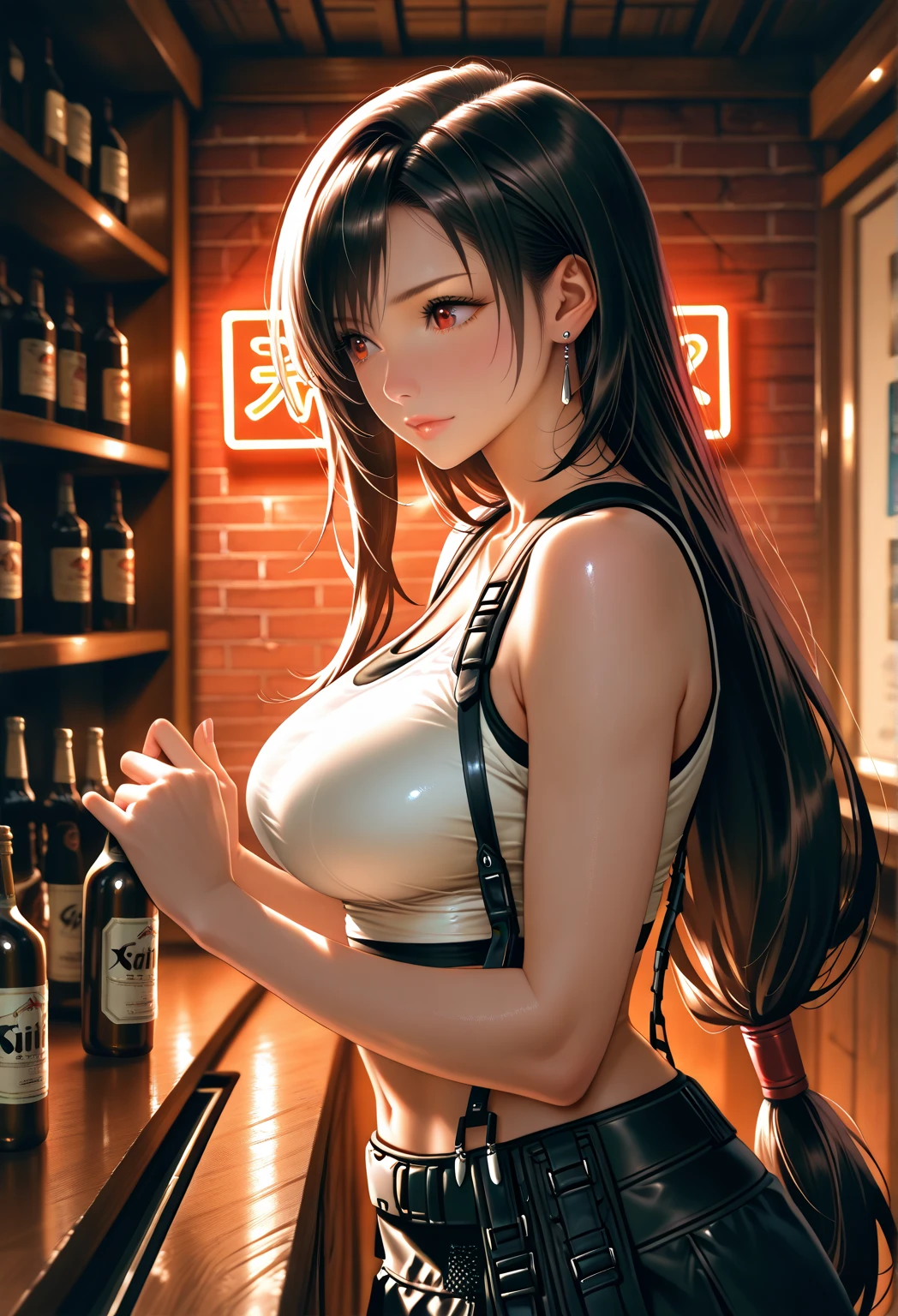 (masterpiece, best quality), A sexy fair-skinned female magician and big eyes is in a medieval fantasy world:1.0、 (at the bar:1.1), High forehead, long hair:1.0, harem, night, Detailed aspects, seduce 、Large Breasts、BIG ASS、Wide waist、((Look sadly innocently :1.8))
full-body shot:1.6
(Wearing sexy fantasy world costume,the costume is broken:1.3)
(Wearing Magic witch costume）

(The costume is very sexy,show a sexy weist:1.4)
Light gold hair:1.8
((feel pain:1.7))((Frowning and wanting to moan:1.7)) (almost close eyes:1.8)

on the sofa:1.0
Show armpits：0.5
Open the month slightly:1.8
Beautiful leg:0.7
Yell with joy:1.6 The butt is very perky，exposed buttocks：1.3. Turn your back to the camera：1.3 Look:1.3
eyebrows curved downward：1.2