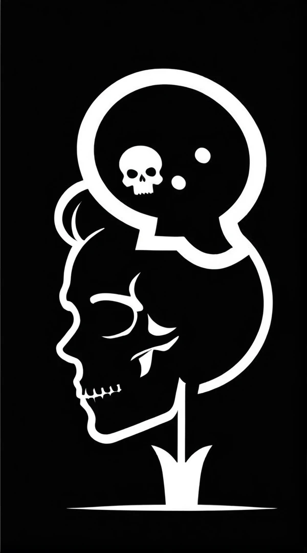 style-gothic-horror, pinup  print , silhouette  illuminated by the moon by style-analogue