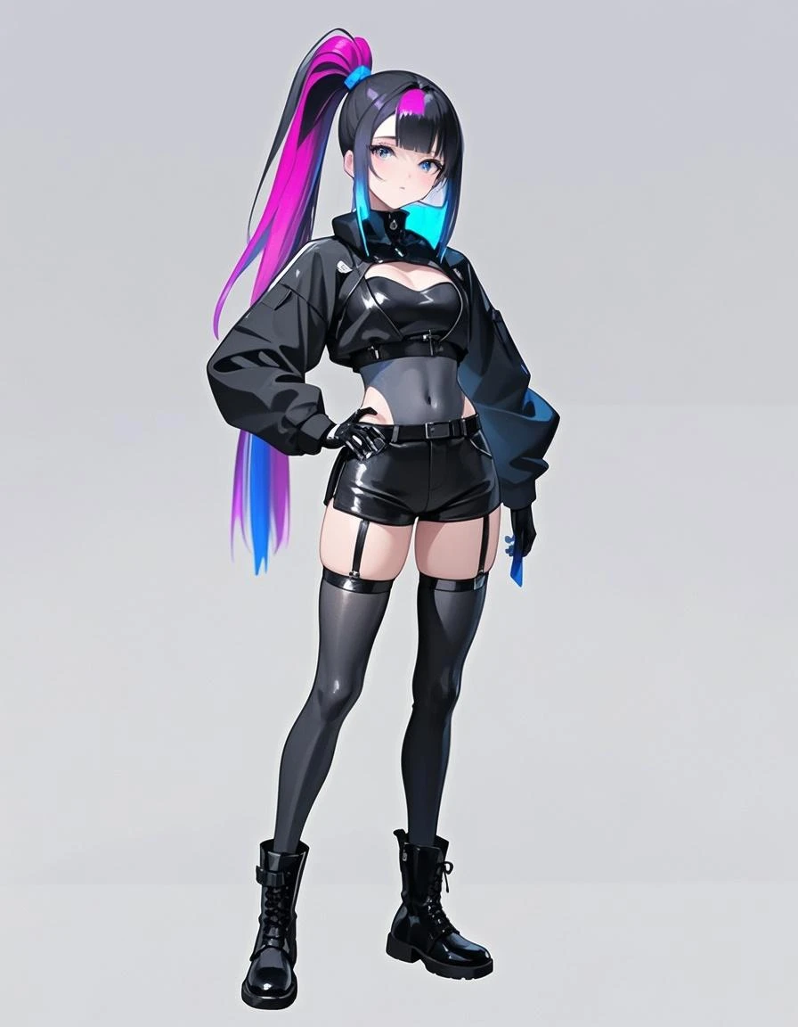 (Masterpiece), (Best Quality), (Ultra-detailed), (Full Body: 1.2) Teen Girl, Light and Detailed, Clear Smile, Full Body, Modern Hair, Modern Accessories, Pastel Background, Colorful and Simple.