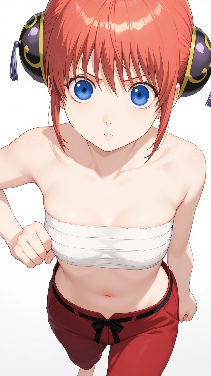 (masterpiece, highest quality:1.2),figure,8k,hd,cowboy shot,1 girl,length hair,whole body,Upper body,(portrait:1.2),smile,blue eyes,hair ornament,smile、belly button,long hair,purple eyes,Red hair,small breasts,bikini swimwear,string swimsuit,straw hat,barefoot,beach,water play,(masterpiece:1.2), highest quality, High resolution, unity 8k wallpaper, (shape:0.8), (beautiful and detailed eyes:1.6), highly detailed face, perfect lighting, Very detailed CG, (perfect hands, perfect anatomy),