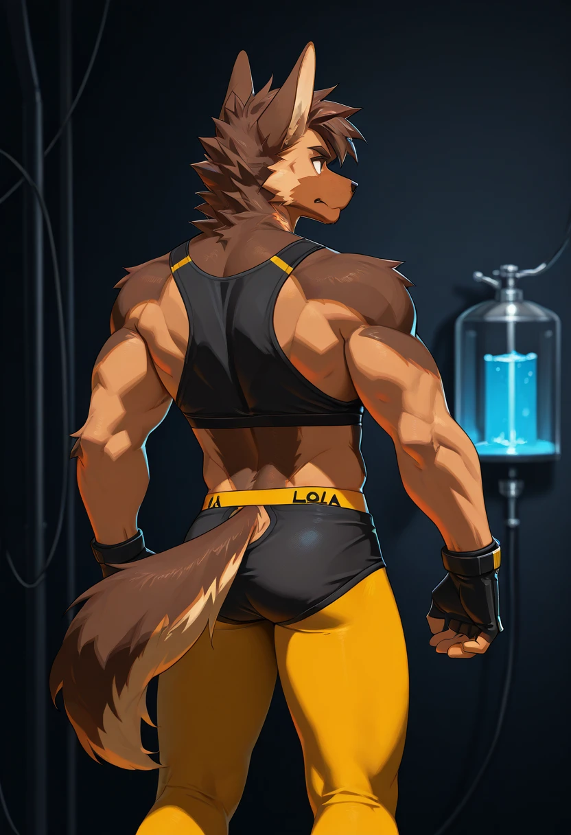 ((Nsfw)) Solo, A cute anthro, feline, male, (cute snout:1.2) full body, ((by hyattlen, by fumiko, ((by zackary, by fumiko)), solo, anthro, male leopard, Bright grey fur body, ((brown ears)), (( brown short hair with fauxhawk)), detailed eyes, bright blue eyes, bright grey neck, white chest, perfect drawn tail, white arms, cyan spots all over body, soft and warm chest, tired expression, toned body, long messy hair, great anatomy, femboy jock, big ass, tight asshole, balls, bulge, erected, cute erection, wet body, wet glossy ass, glossy, rear view, profile , lower body profile, sweating, not looking at viewer, well drawn hands, wearing, cropped grey sweater shirt, headphones resting on neck, earrings, eyebrow piercing, good anatomy, facing away, short hair, gym change room, detail, standing, undressing shorts, undressing show, big aureola sahow , show butt