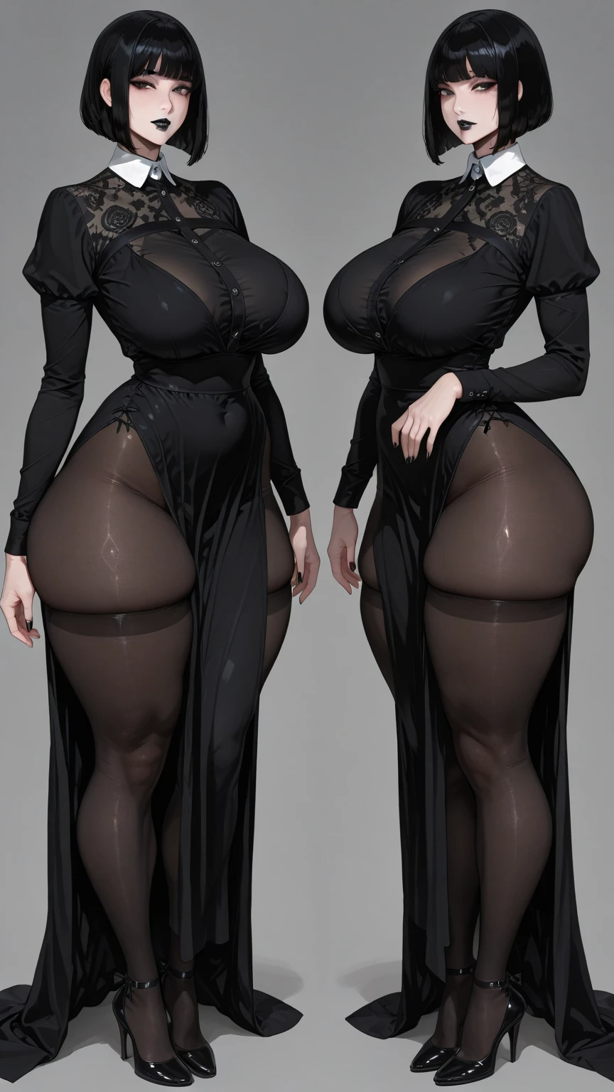 masterpiece, absurdities, best high quality image, carefully detailed textures, very detailed image and background, multiple views. big breasts, big hips, full body shot, mature mother, voluptuous thighs, seductive mature woman, perfect body, plus size model, lingerie suit, Wear heels, tanned skin, long hair tied in a braid, beautiful face, beautiful voluptuous and curvy figure, nice big and delicious legs, beautiful arms, huge tits, beautiful hips, huge butt. Mischievous smile. mature woman 40 to 45 years old