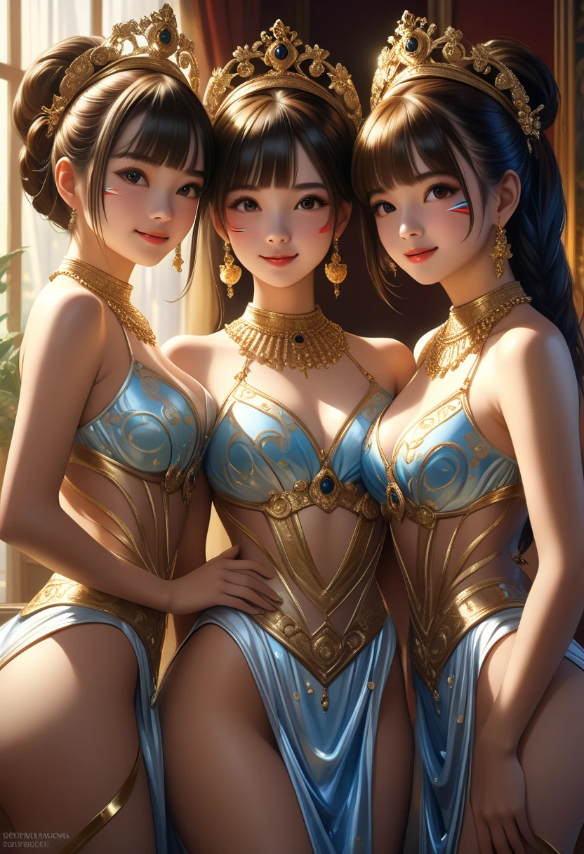 (2人のNaked Girls)),(美しくセクシーなバイキングのNaked Girls, Naked Girls,(((View from head to thigh))),(((A nude figure facing the viewer))),((((Breasts and genitals are exposed)))),(Girl exposes her genitals))),((Do not show anything below the thighs)),((bottomless)),((topless)),((ass pov)),(((from front))),(((cowboy shot))),(((standing pose))),((hands behind)),photo realistic,master piece,((ultra detailed)),looking at viewer,smile,photorealistic,((Looking at the viewer from the front)), (((The girl stands)),((Medium Shot))、((West Shot))、((Looking horizontally at the viewer)),((Hands behind head)),(Exposing the viewer to full frontal nudity),((The body faces forward and looks at the viewer at the same height.)),((Show your naked body to the viewer with your hourglass figure)),Smiling、(((Wearing a large golden hair ornament))),((In his right hand he holds a thick golden sword)),((In his left hand he holds a thick golden spear))、((Young face)),((Big breasts and slim body)),((Slender figure)),((She wears a large jeweled hair ornament)),No underwear ,((((Elegant nude elegant girl)))) ,((The body is naked)),((The left and right arms and the left and right thighs are covered with armor...)),((Smiling Girl)),((Four large symmetrical angel wings worn on the back and hips)),((Equipped with a shield on the arm)),((Spread your big wings)), ((A gun holster is worn on the thigh)),((Place a thick golden Japanese sword on the right side))、((Place the thick gold spear on the left)),((No underwear)), She is wearing a large gold necklace、 Large, symmetrical wings, Shoulder Rig Gold Fancy Bangle、Large gold thigh rest、Large gold armrest room chest )),((Naked from head to thighs))、((No underwear whatsoever))、((Head to knee nude shot)),Daytime sea background, A shy smile,((Beautiful hourglass figure)),((Wearing a cape)),((Anatomically correct身体)),High detail, high quality, Highest detail, Extremely detailed, Ultra-detailed, ((Beautiful style)),((Natural light bright background)),Bright daylight,, (Photorealistic: 1.37), High pixel density,Slender figure,Thin Hair,No makeup,Brilliant Light)),Fantasy,Beauty products,Highly detailed facial texture woman, Cowboy Shot, 135mm, Anatomically correct,(((upscale))),Emit an aura,