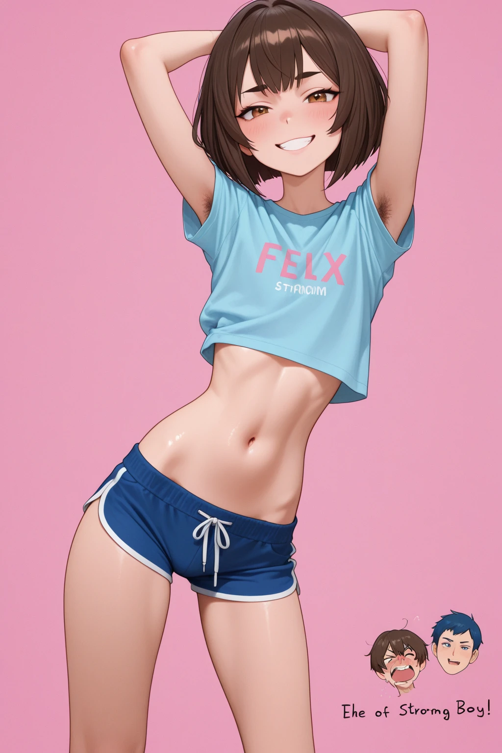 - Extend the leg up and open the pelvis, Thick hips, rupture, an effort, High quality, Movie poster, Sensors, Submissive pervert, thick thighs, big tits