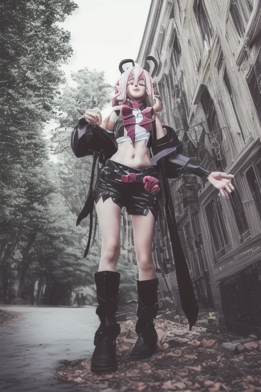Extremely beautiful psycho girl licking blood on knife, psycho smile, full body pose --auto --s2