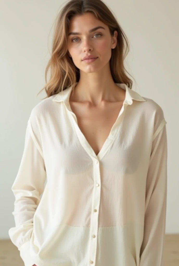 high quality oversized white shirt