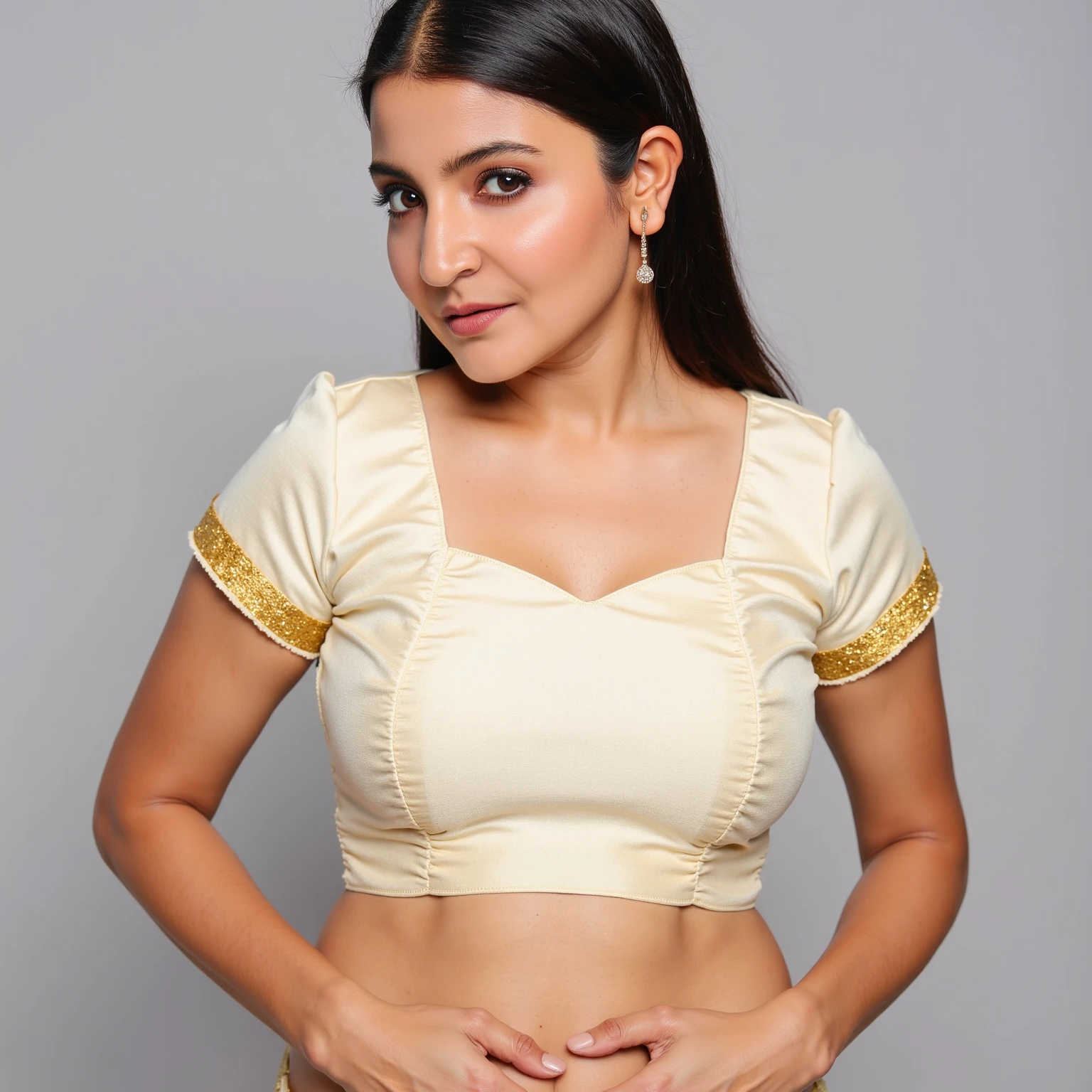 ultrarealistic hires full body nude photo of a 30-year-old keerthy Suresh woman,nipple show,bathroom , kneeling in floor,pussy show