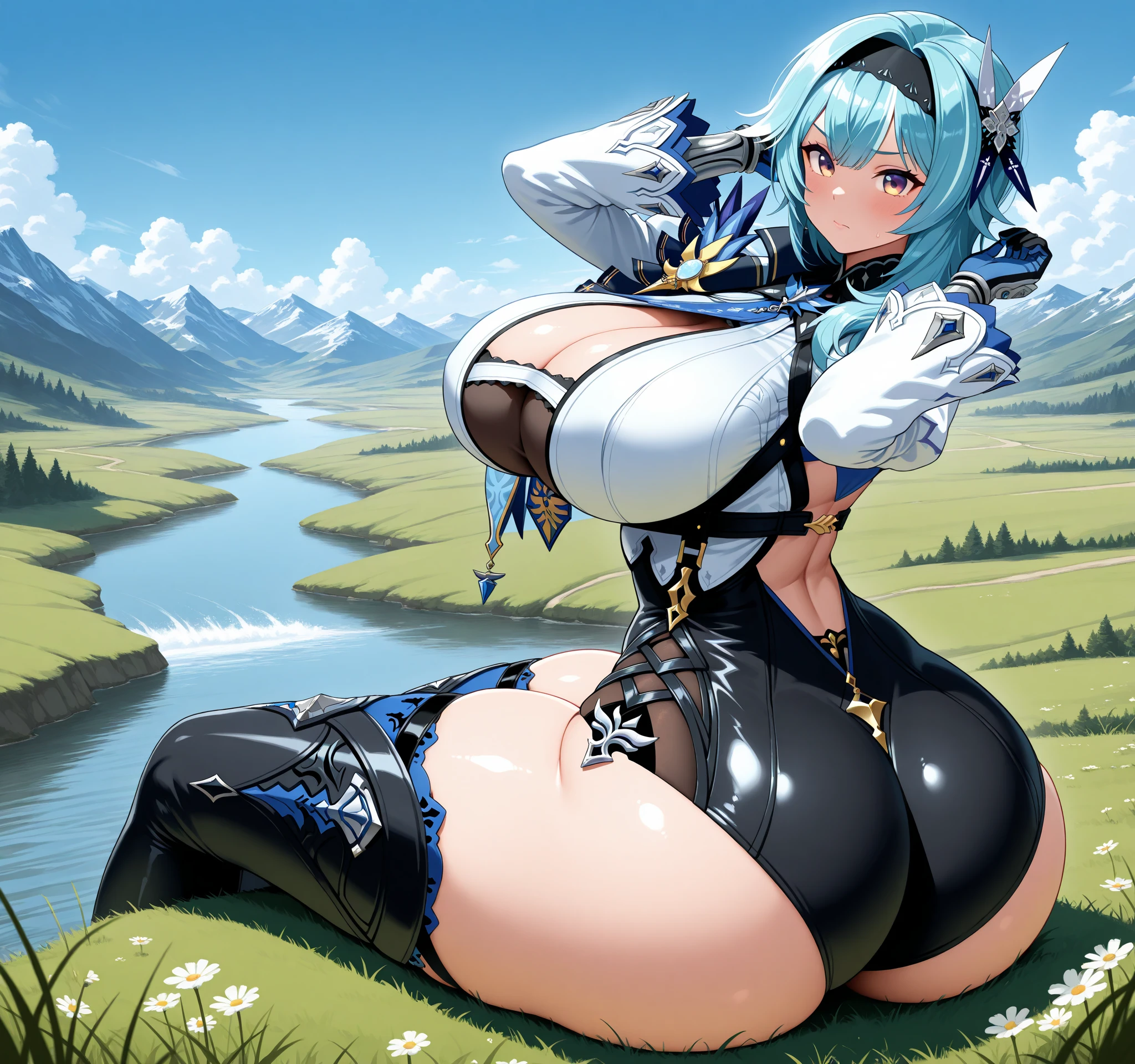 full body,masterpiece, high details, high quality, best quality, anatomically correct, masterpiece, textured skin, super detail,ultra-detailed, best quality, extremely detailed, 8k, high res, realistic, 1girl, 16yo,BREAK,beautiful girl, (half closed eyes),(narrowed eyes:1.2),(open mouth), (blush:1.2),BREAK,(armor,navel exposed:1.8),blue beautiful eyes, (blue medium bob hair,asymmetrical parted bangs:1.6),BREAK,(voluptuous bust:1.5),(Gaunt , thin waist:1.3),BREAK,(arms up, wrist shackles, raise knees:1.5),(captive:1.4),(be hanged by a chain:1.5),(white background:1.5),BREAK,ultra detailed,realistic, photo-realistic, beautiful natural lighting, beautiful deatailed shadow, beautiful intricate composition,