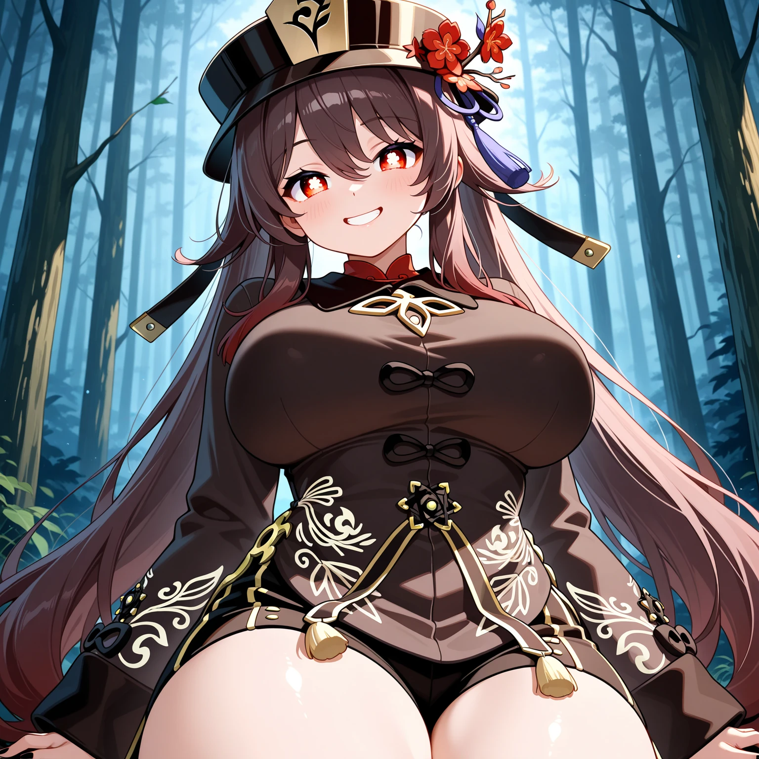 (NSTDA.:1.2), (10, beste-Qualit, master-piece: 1.4), ultra-high resolution, (lifelike, photorealistic portrait: 1.48), 30 years old, A Beautiful Girl, Tall, gigantic breasts, Famous Japanese actors, Blue Eyes, Head tilt, cowboy shot, from the front, looking at the audience, Roy Sweet Smile, Beautiful lake,  Zeiss 150mm F/ 2.8 Hasselblad, In Japanese shrines, Whole body, foot, Ultra-Wide Angle