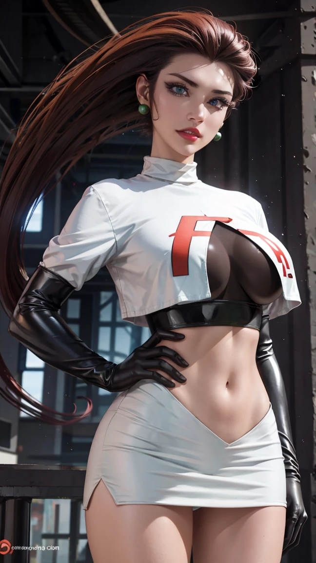 (Highly detailed CG unity 8k wallpaper), (Masterpiece), (Highest quality), (Portrait), (Highest illustration), (Highest shadow), (Realistic:1.4), 1girl on street, Kpop idol, ((Very over Size sweater, button sweater, open sweater), (gray hair: 1.1), collarbone, (middle chest: 1.3), viewer, smile, full body, (latex clothes, latex stockings, coquettish smile, clothes smooth texture) ,{latex swimsuit},a teasing smile,