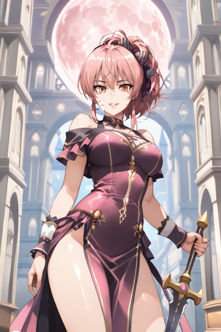 short hair, cheered up, messy hair, He drowned, reddish wine colored eyes, reddish wine hair, purple clothes, Jthan67, sexy lingerie, long striped stockings,