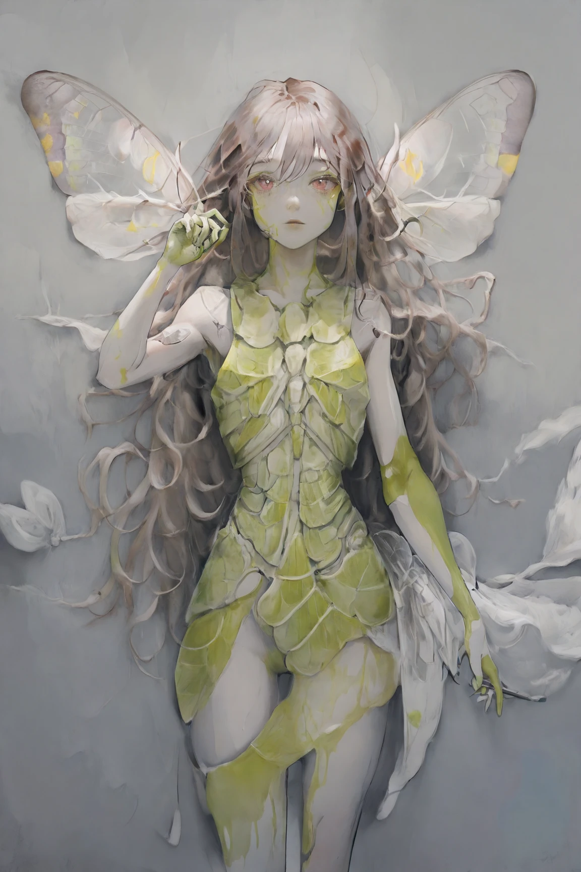 ((best quality)), ((masterpiece)), (detailed), 1 fairy girl, off-shoulder sweater, a fairy, fairy girl, winged pixie girl, girl fairy, various different types of insect wings, small breasts, NSFW,Covered with tentacles, encoiled by tentacles, Tentacles around the body, many tentacles, captured by tentacles, bound by tentacles, trapped by tentacles, Fine details,Tentacled,Tied with tentacles, roaming tentacles, drooling,Crying,horrified expression, panic, fight for survival, Detailed body,Full limbs,NSFW, being pulled into a flower, wild environment, jungle, terrifying floral environment, horrific nature, predatory flora, fairy catcher, fairy trapper, fairy catcher plant, fairy trapper-plant, fairy catcher flower, fairy trapper-flower inspired by carnivorous plants; a plant occupying the equivelant evolutionary niche as a spider would