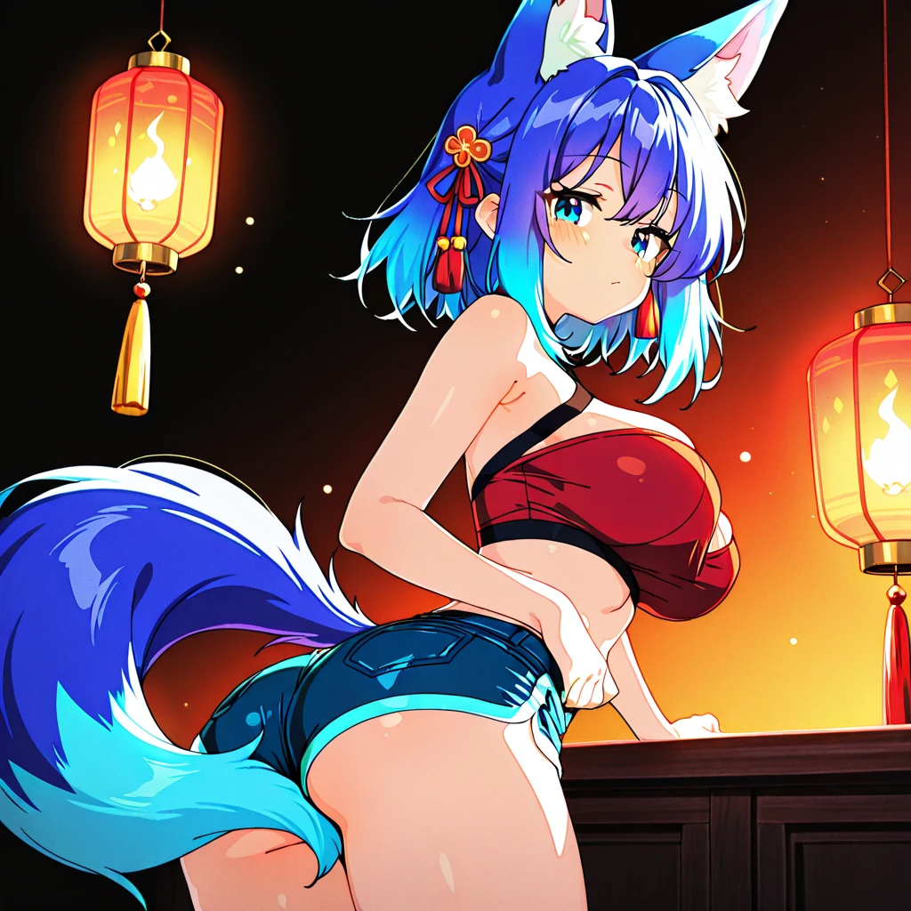 short hair,furry,rabbit girl,masterpiece, highest quality, aqua hair, blue eyes, masterpiece, highest quality,