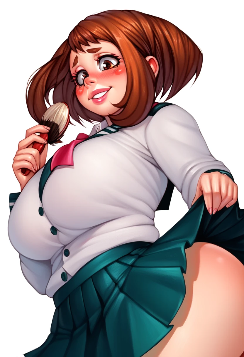 Highest quality, Soft lighting, Observe the audience, alone, ((smile)), whole body,(Browsing Caution),(orgasm: 1.5), (Sexy Body), (Big Breasts: 1.5,),((Cute outfit:1.5)),(((girl:1.5))),(14 years old),(Are standing:1.7),(Squat),(((smile))),(Extremely thick uncircumcised penis:1.5),((Large testicles filled with sperm:1.5)),(Official Art:1.5),((White knee socks)),