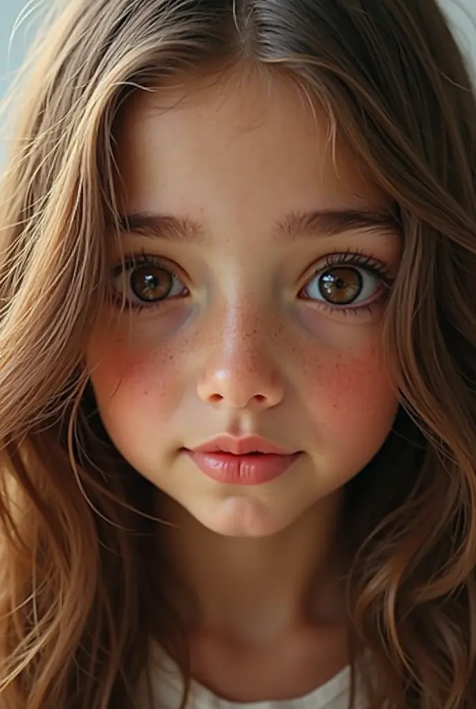 cute 12 year old girl, cum on face, slim figure, Naked , photo taken from above, detailed face, pretty eyes, long eyelashes, cute expression, cozy living room, photorealistic, 4k, high
