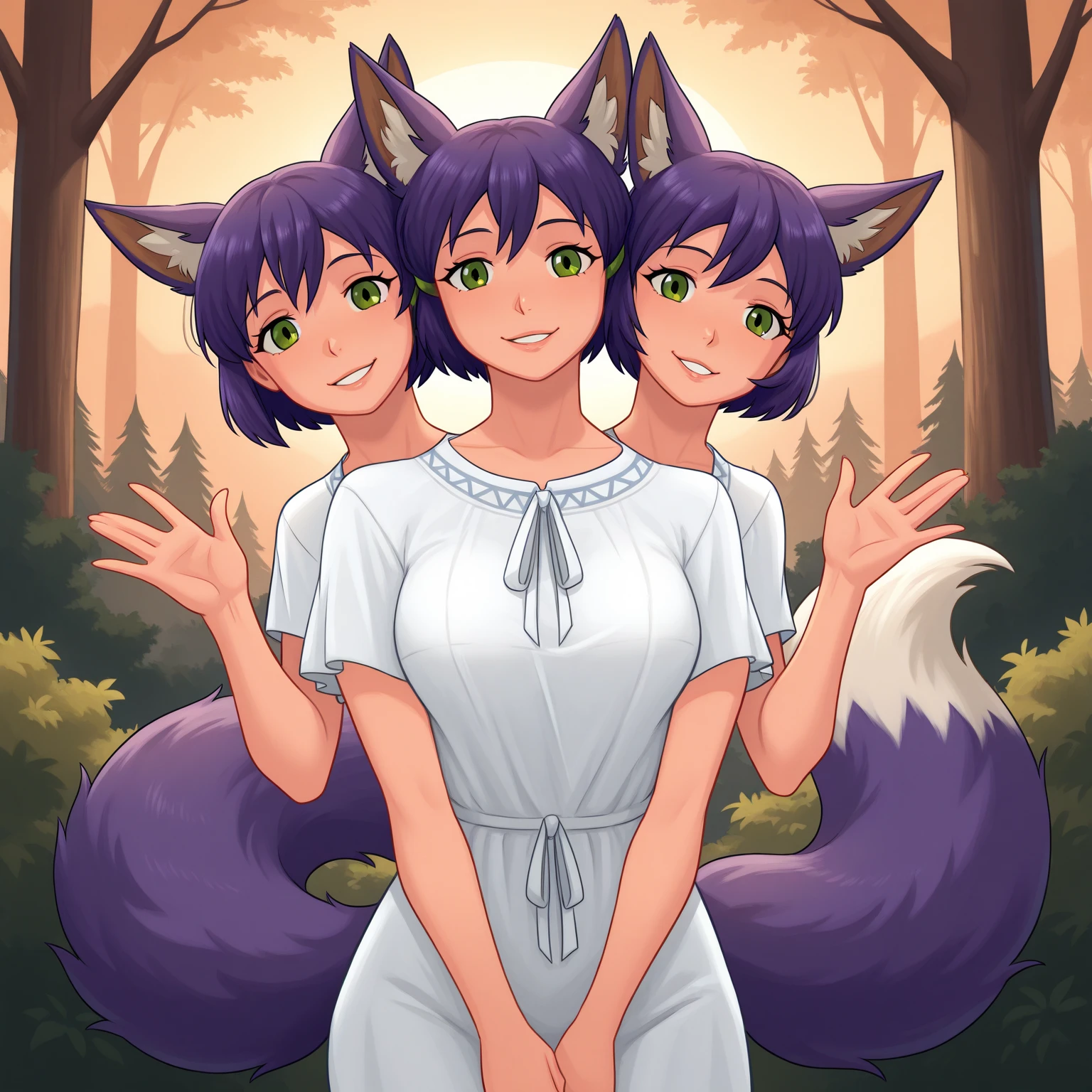 nsfw, masterpiece, bset quality, 1girl,white thighhighs,nurse uniform, mutiple views, ass views and dress views, (PureErosFace_V1:0.7), elora furry, detailed and extremely fluffy body fur, fluff, masterpiece, looking up beautiful surroundings, detailed background, happy, leaf-dress, (sfw), 14 years old